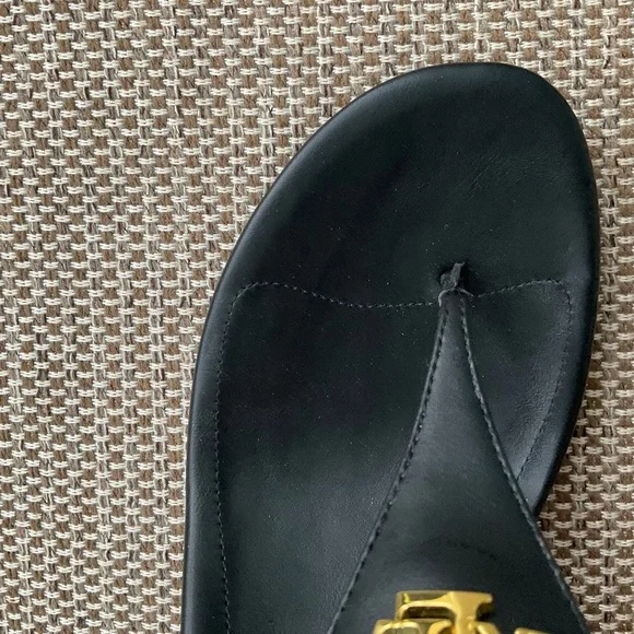 Black R L L wedge sandal,9 1/2. - Picture 5 of 8